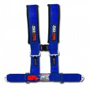 3 Inch 4 Point Blue 50 Caliber Racing Safety Harness