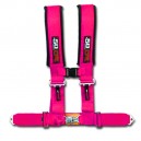 3 Inch 4 Point Pink 50 Caliber Racing Safety Harness