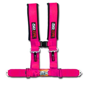 2 Inch 4 Point Pink 50 Caliber Racing Safety Harness
