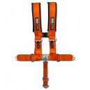3 Inch 5 Point Orange 50 Caliber Racing Safety Harness