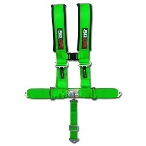 2 Inch 5 Point Green 50 Caliber Racing Safety Harness